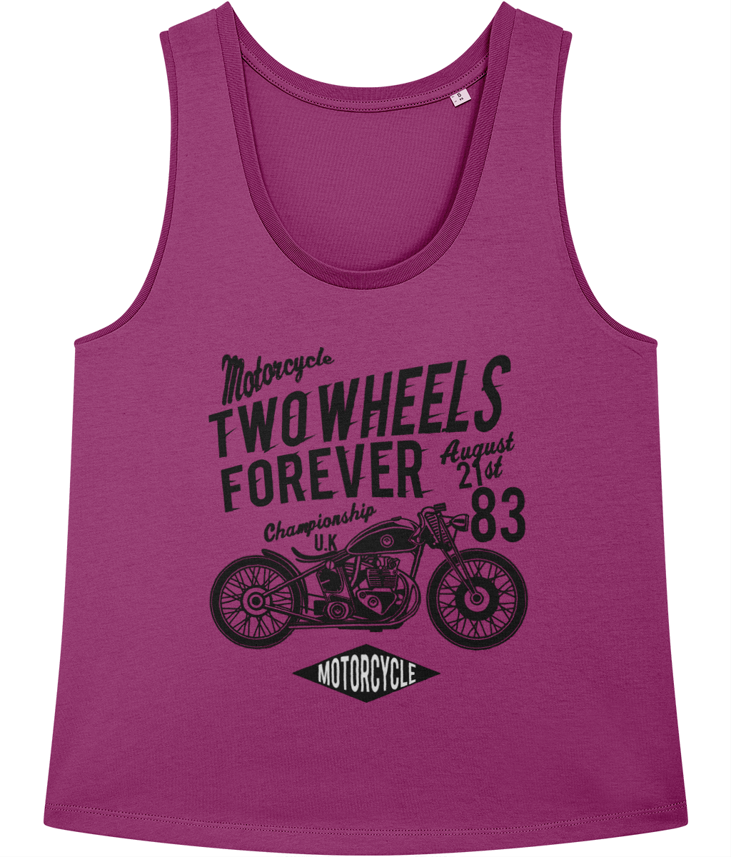 Two Wheels Forever Black - Stella Minter