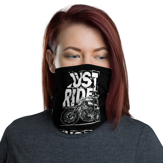 Just Ride - Neck Gaiter - Vitesse T-Shirts UK