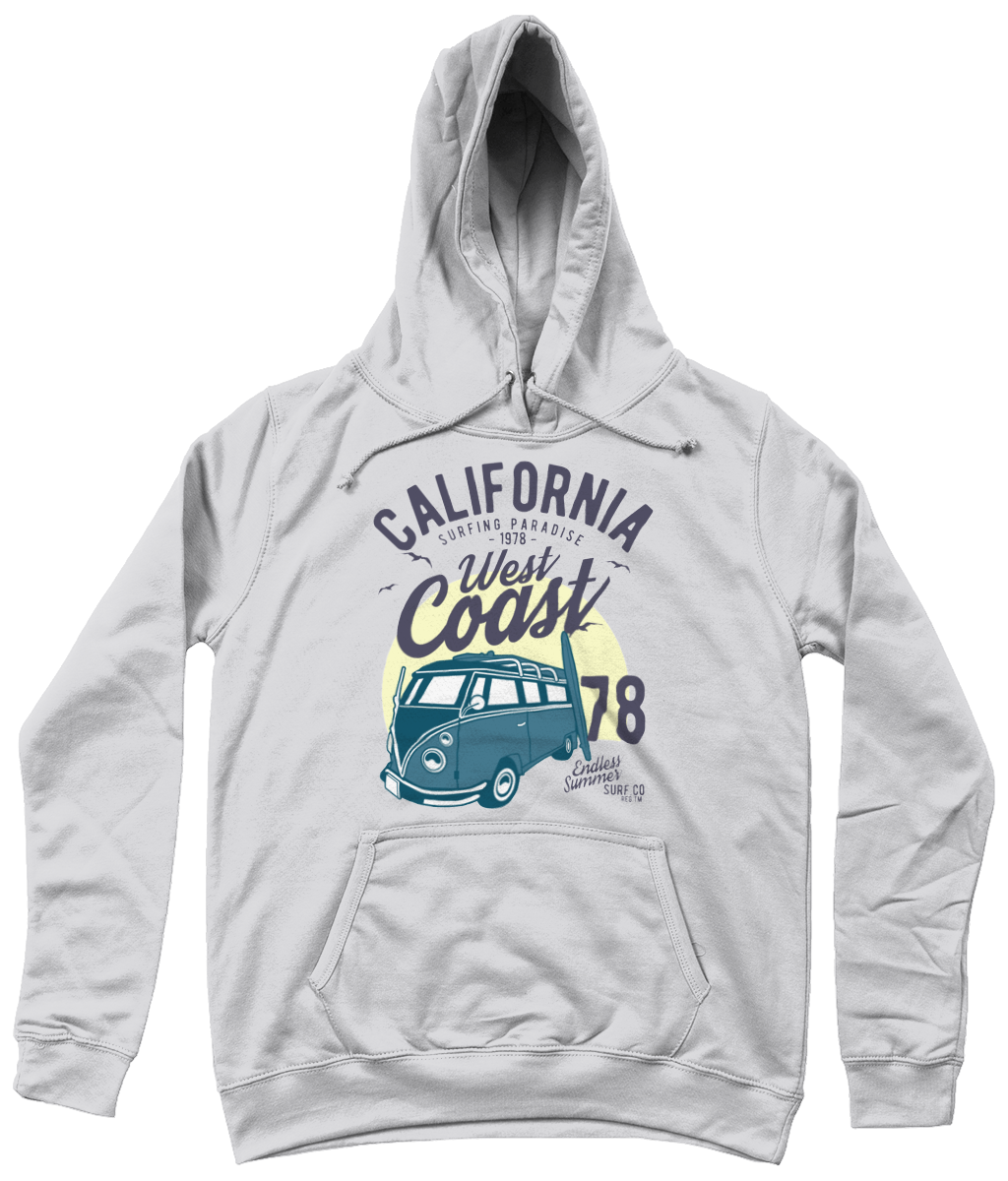 California West Coast v2 - Sweat à capuche AWDis Girlie College