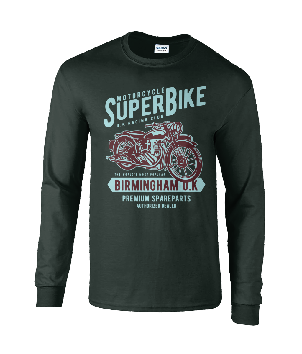 SuperBike - T-shirt à manches longues en coton ultra