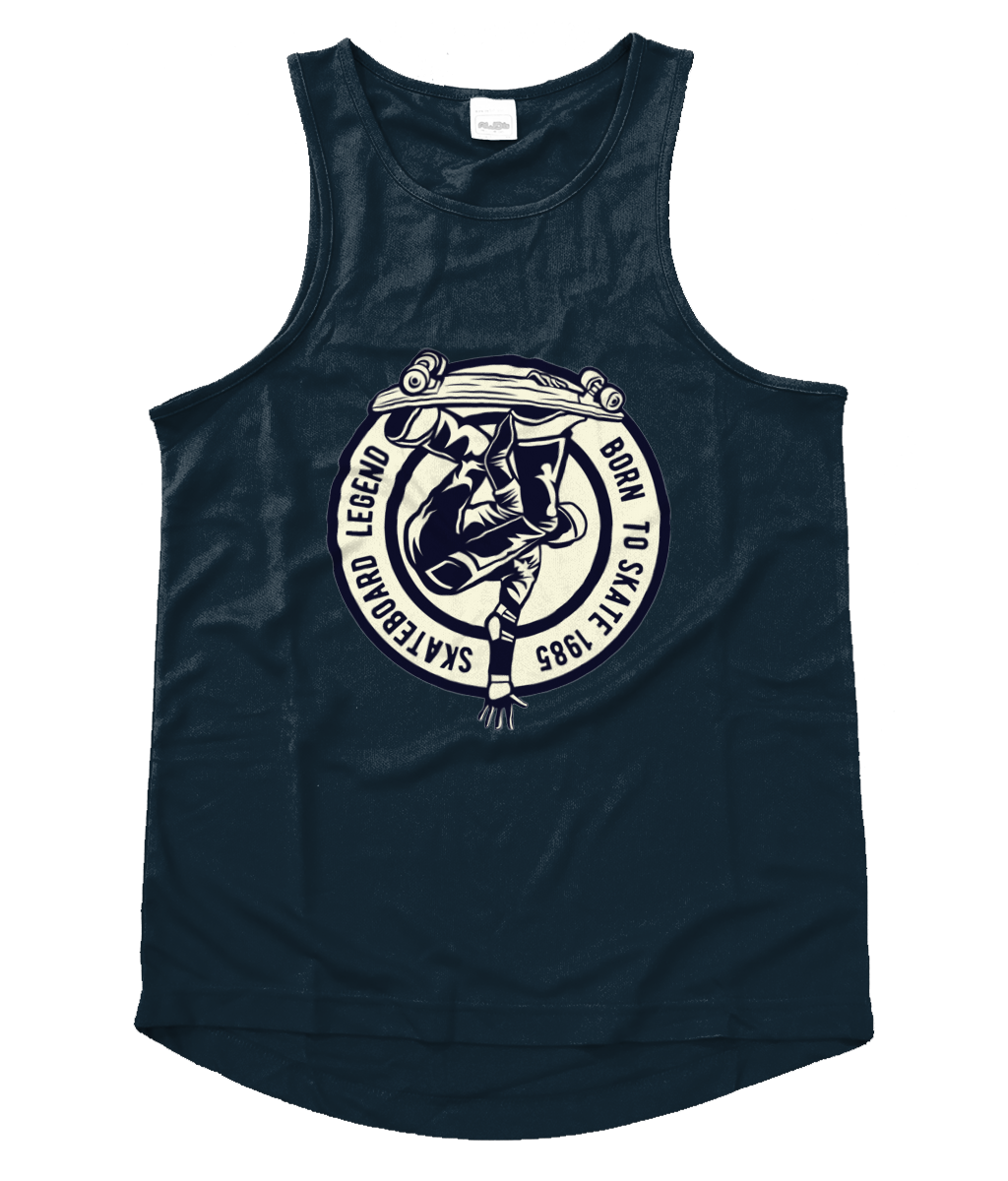 Skateboard Legend - Men's Cool Vest - Vitesse T-Shirts UK