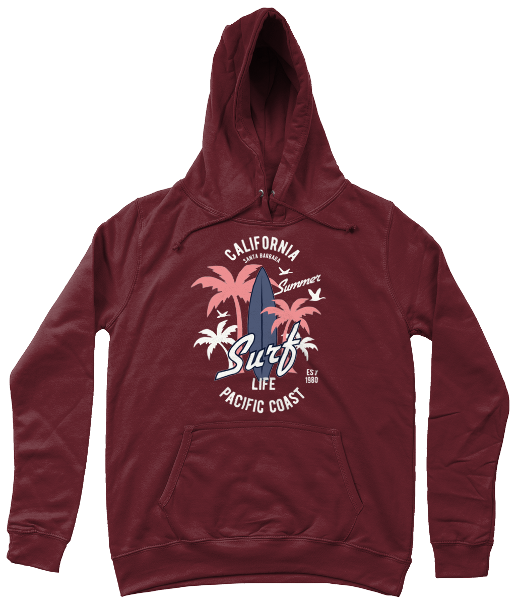 California Surf - AWDis Girlie College Hoodie