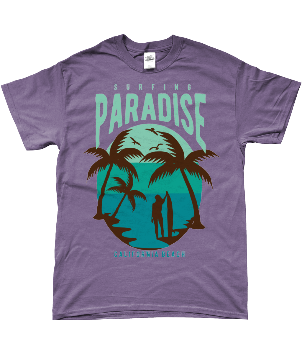 Surfparadies Kalifornien Strand - Gildan SoftStyle® Ringspun T-Shirt