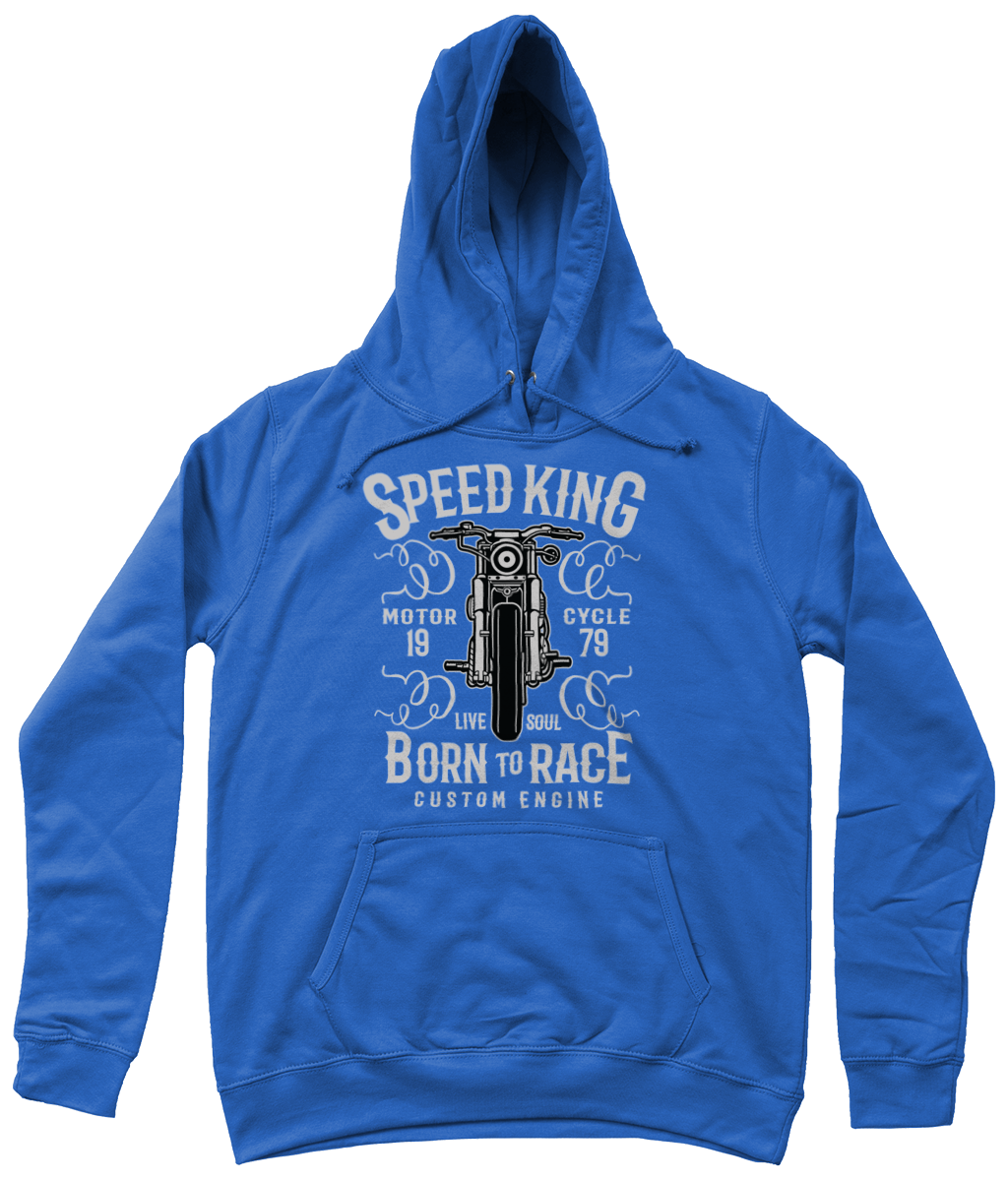 Speed King - AWDis Girlie College Hoodie - Vitesse T-Shirts UK