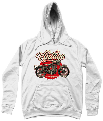 Vintage Motorcycle - AWDis Girlie College Hoodie - Vitesse T-Shirts UK