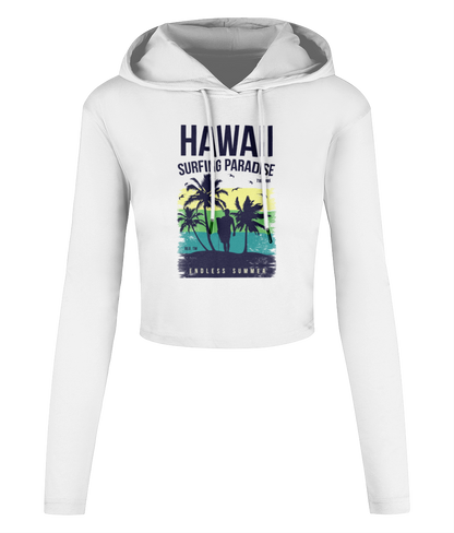 T-shirt court à capuche pour femme - Hawaii Endless Summer