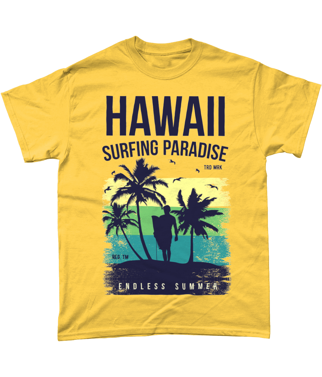 Hawaii Endless Summer – Gildan Heavy Cotton T-Shirt - Vitesse T-Shirts UK