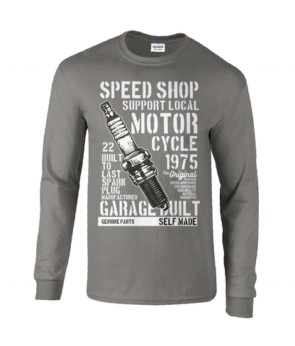 Speed Shop - Ultra Cotton Long Sleeve T-Shirt - Vitesse T-Shirts UK