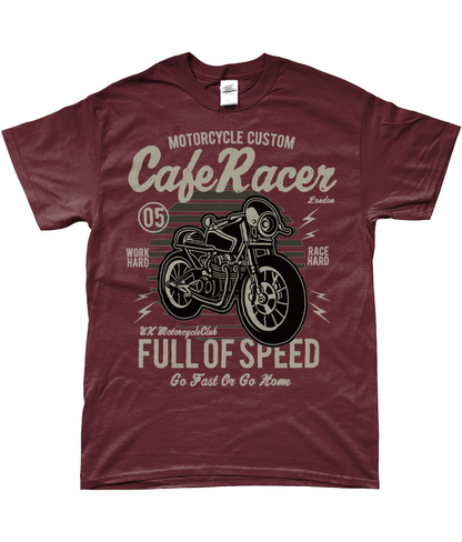 Cafe Racer v1 - Gildan SoftStyle® Ringspun T-Shirt