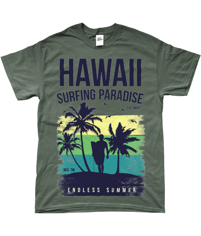 Hawaii Endloser Sommer - Gildan SoftStyle® Ringspun T-Shirt