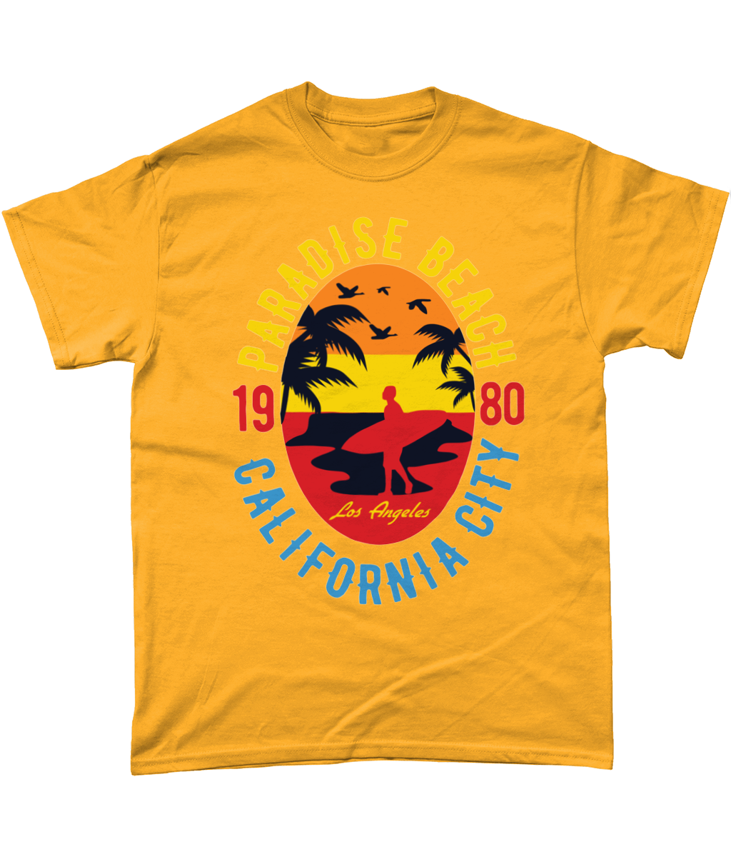 Sunshine Paradise - Heavy Cotton T-Shirt - Vitesse T-Shirts UK