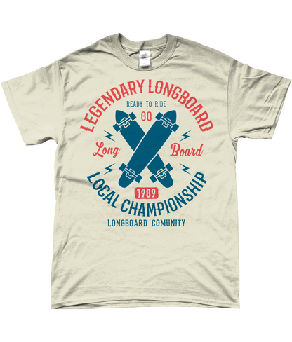 Legendary Longboard - SoftStyle Ringspun T-Shirt