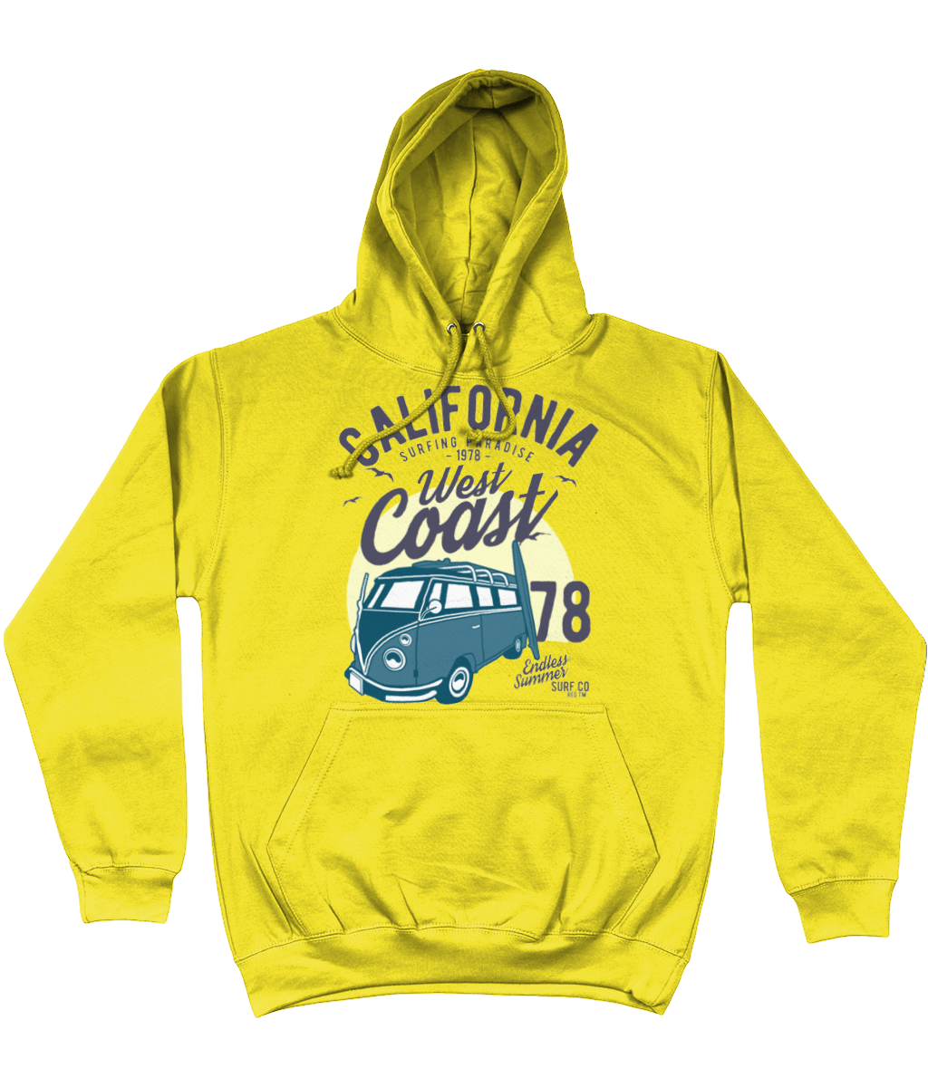 California West Coast v2 – AWDis College Hoodie - Vitesse T-Shirts UK