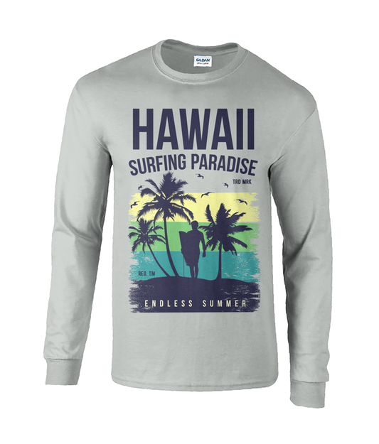 T-shirt à manches longues en coton ultra doux « Hawaii Endless Summer »