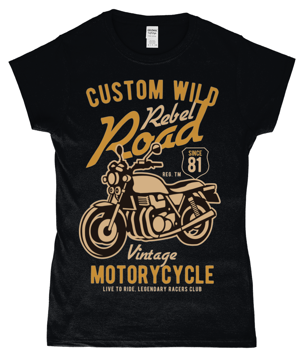 Custom Wild - Gildan SoftStyle® Ladies Fitted Ringspun T-Shirt