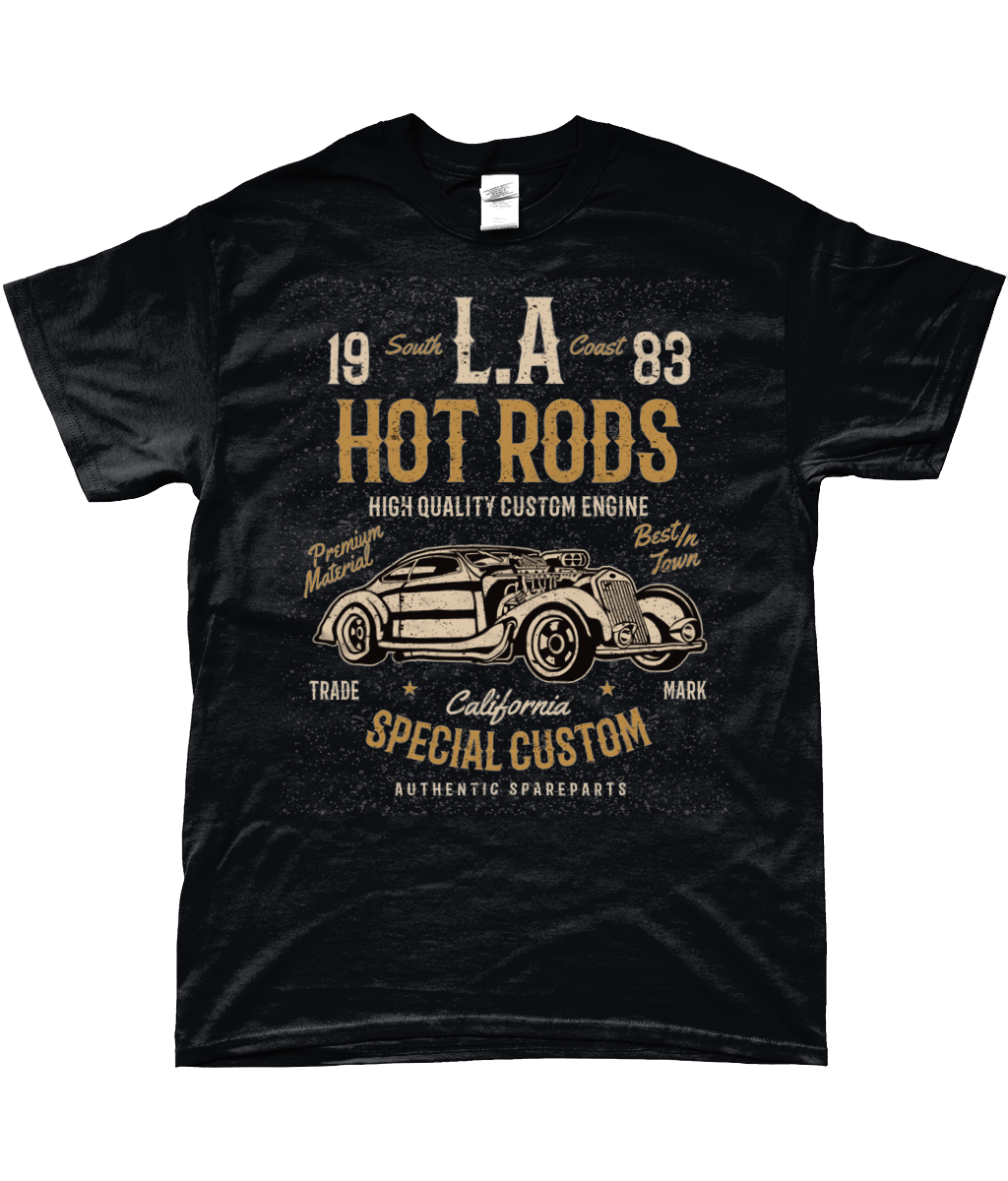 LA Hot Rods - T-shirt filé à anneaux SoftStyle