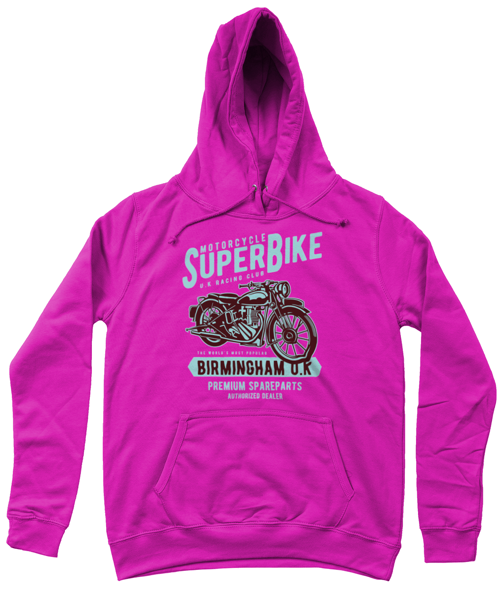 SuperBike – AWDis Girlie College Hoodie - Vitesse T-Shirts UK