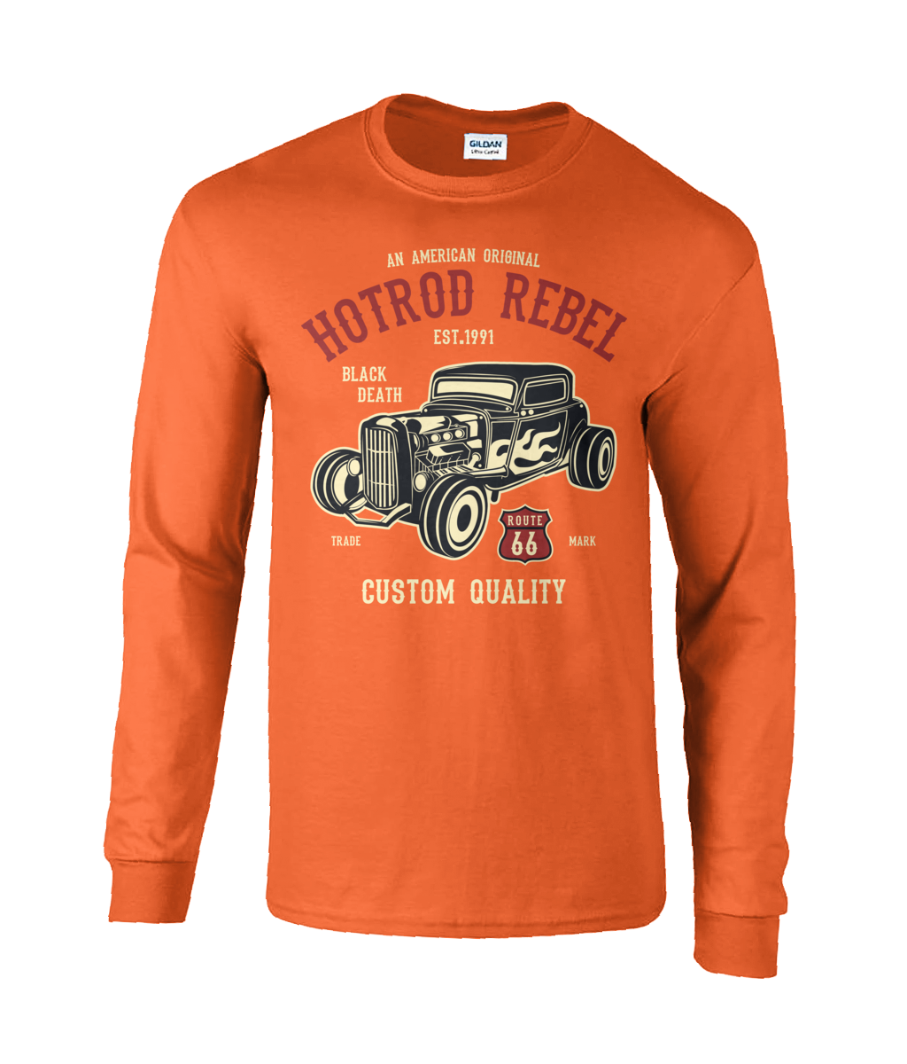 Hotrod Rebel - Ultra Cotton Long Sleeve T-Shirt