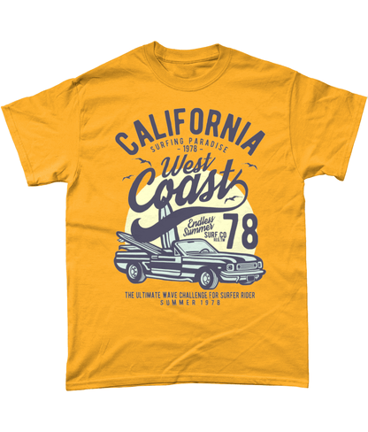 California West Coast – Gildan Heavy Cotton T-Shirt - Vitesse T-Shirts UK