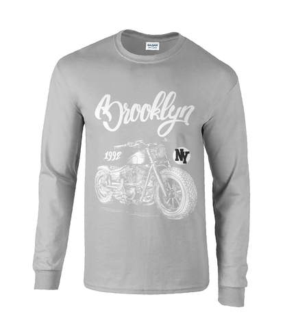 Brooklyn – Langärmliges T-Shirt aus Ultra-Baumwolle