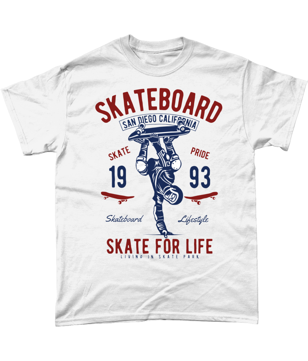 Skate For Life - T-shirt en coton épais