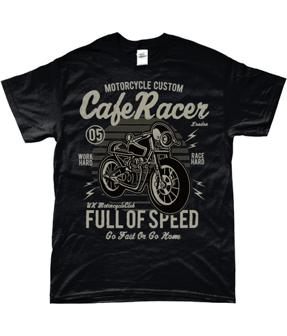 Cafe Racer v1 - Gildan SoftStyle® Ringspun T-Shirt