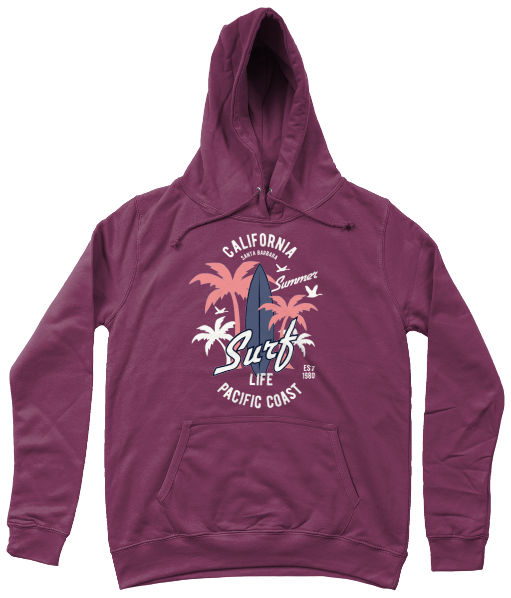 California Surf - AWDis Girlie College Hoodie