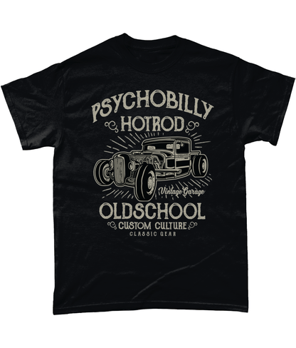 Psychobilly Hotrod – Heavy Cotton T-Shirt - Vitesse T-Shirts UK