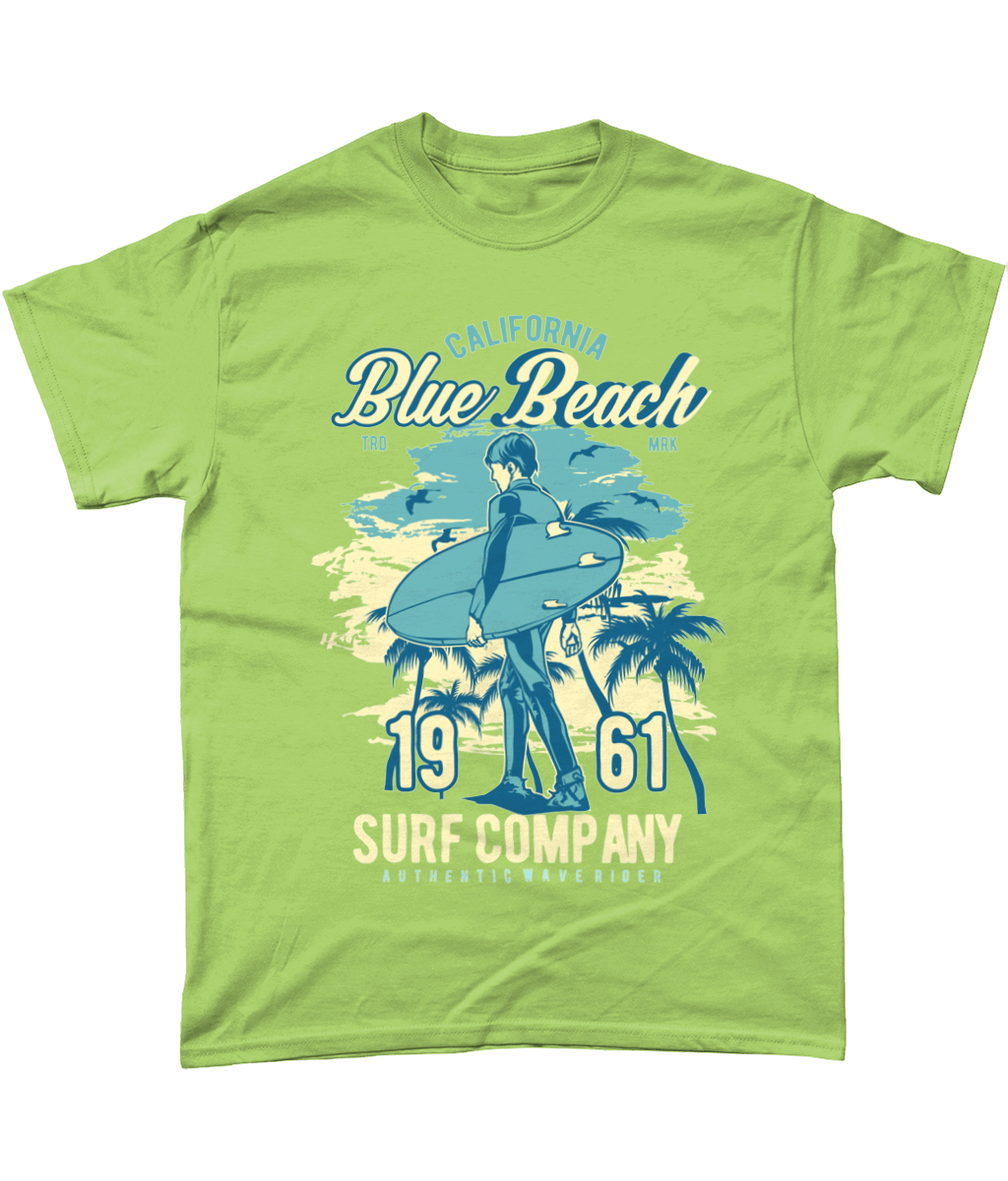 Blue Beach – Gildan T-Shirt aus schwerer Baumwolle