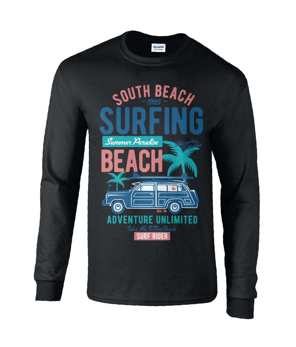 South Beach v2 - T-shirt à manches longues en coton ultra-doux