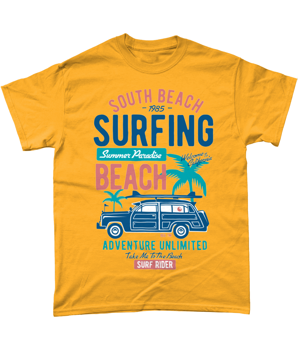 South Beach v2 – T-Shirt aus schwerer Baumwolle