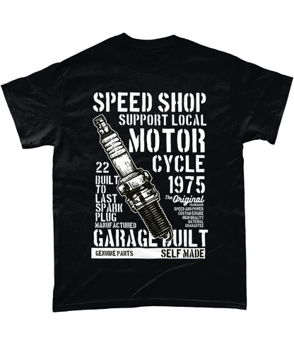 Speed ​​Shop - Schweres Baumwoll-T-Shirt