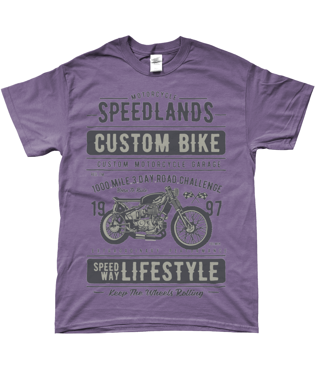 Vélo personnalisé Speedlands - T-shirt Gildan SoftStyle® Ringspun