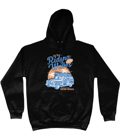 Riding The Waves – AWDis College Hoodie - Vitesse T-Shirts UK