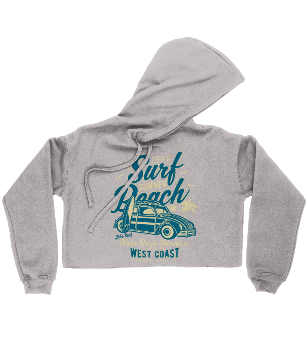 Surf Beach - Bella Damen Kurzer Hoodie 