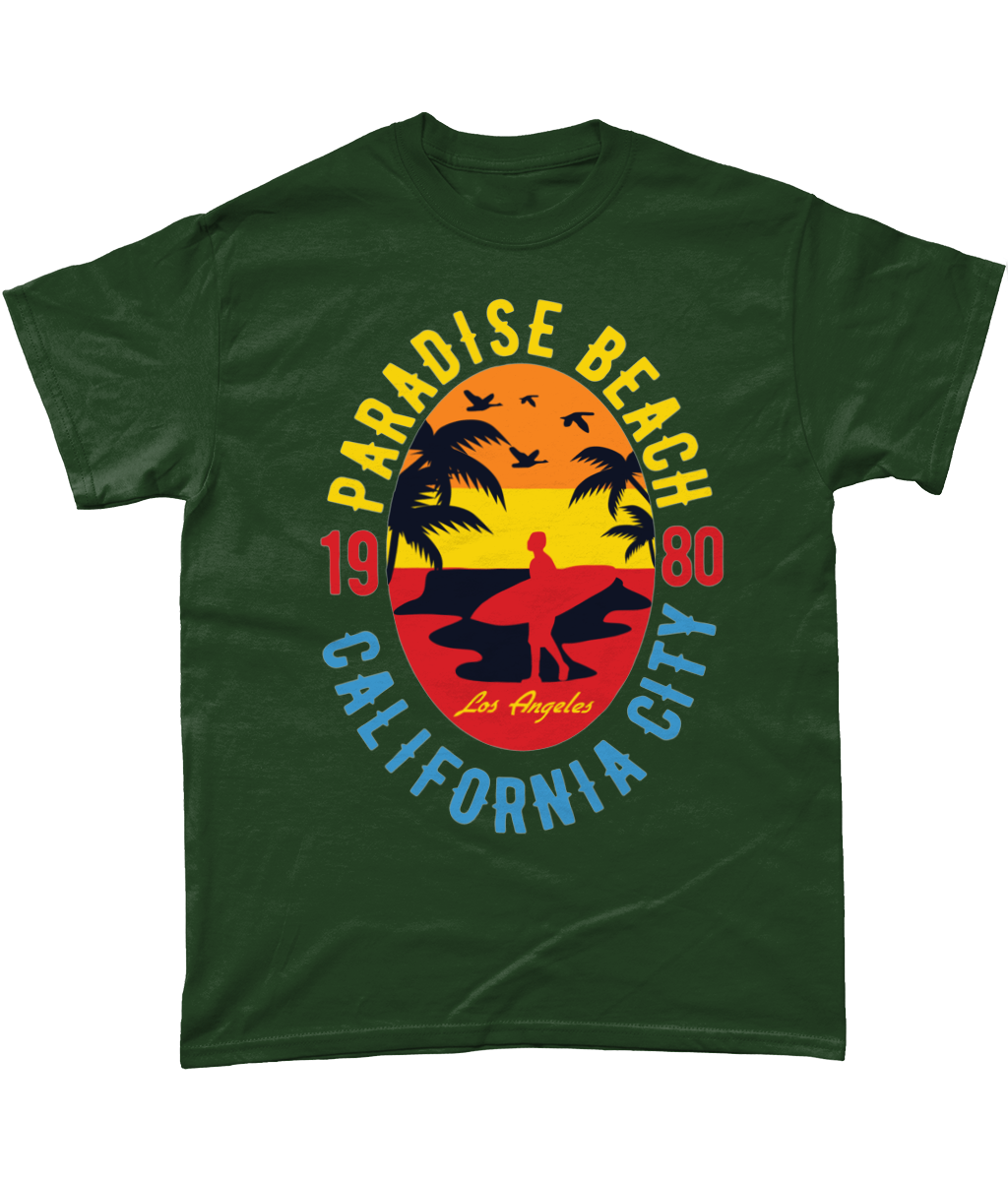 Sunshine Paradise - Heavy Cotton T-Shirt - Vitesse T-Shirts UK