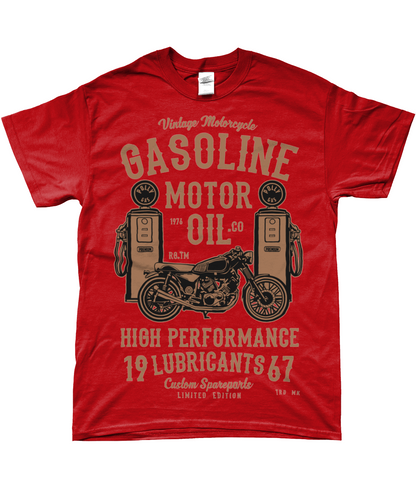 Gasoline Motor Oil - SoftStyle Ringspun T-Shirt