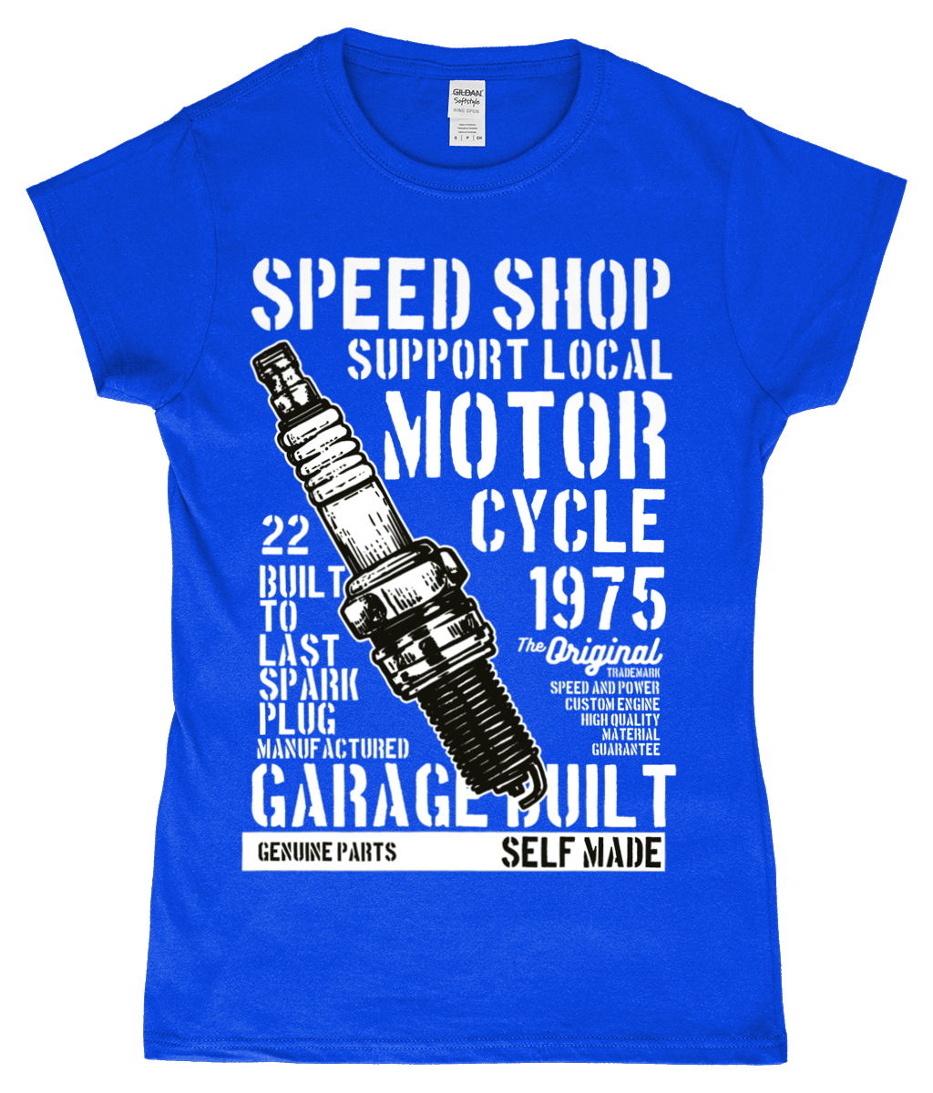 Speed Shop - SoftStyle Ladies Fitted Ringspun T-Shirt