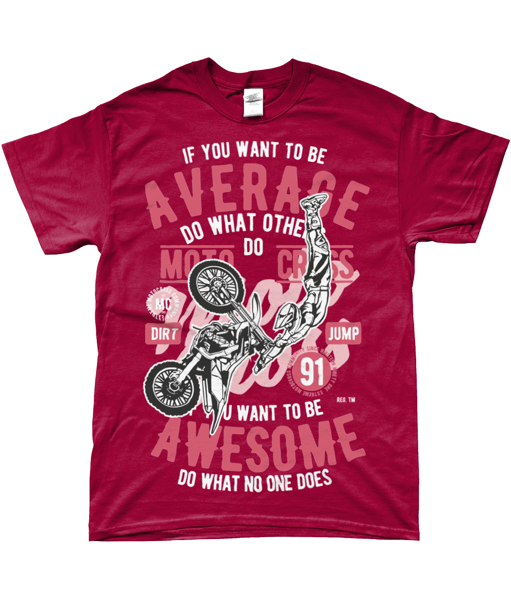 Awesome Motocross - Gildan SoftStyle® Ringspun T-Shirt