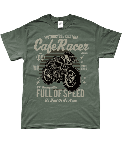 Cafe Racer v1 - Gildan SoftStyle® Ringgesponnenes T-Shirt