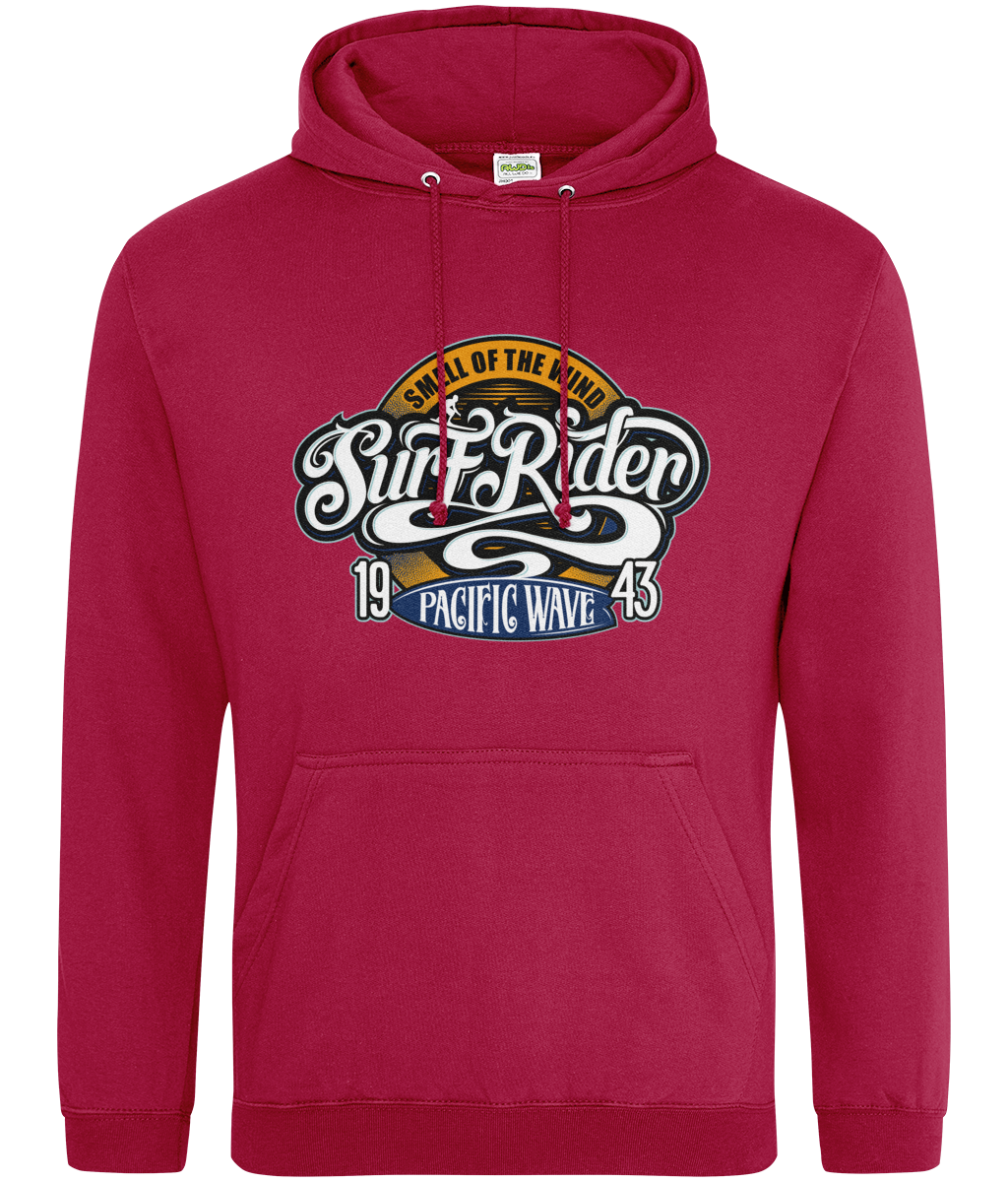 Surf Rider v2 - AWDis College Hoodie - Vitesse T-Shirts UK