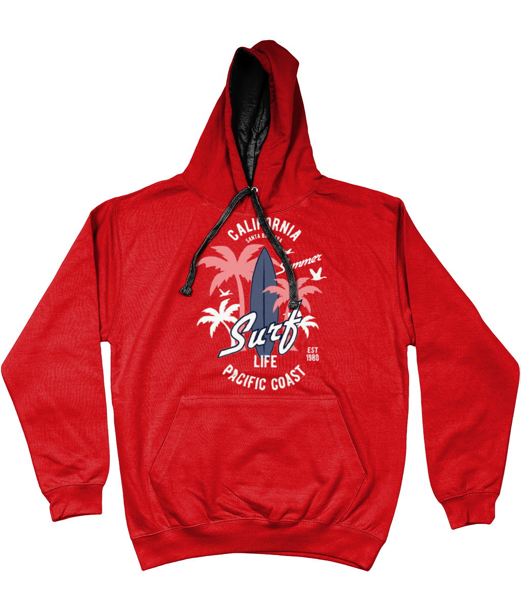 California Surf - AWDis Varsity Hoodie