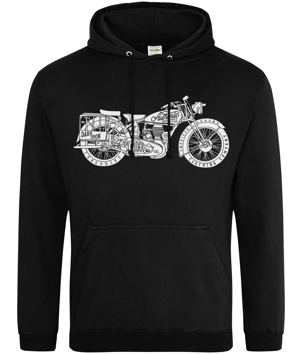 Enjoy The Ride - White - AWDis College Hoodie