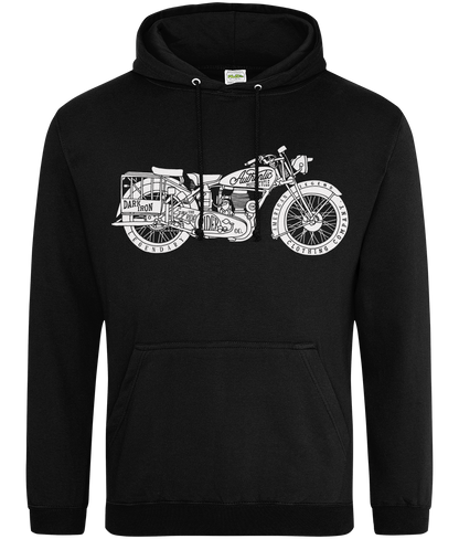 Enjoy The Ride - Weiß - AWDis College Hoodie