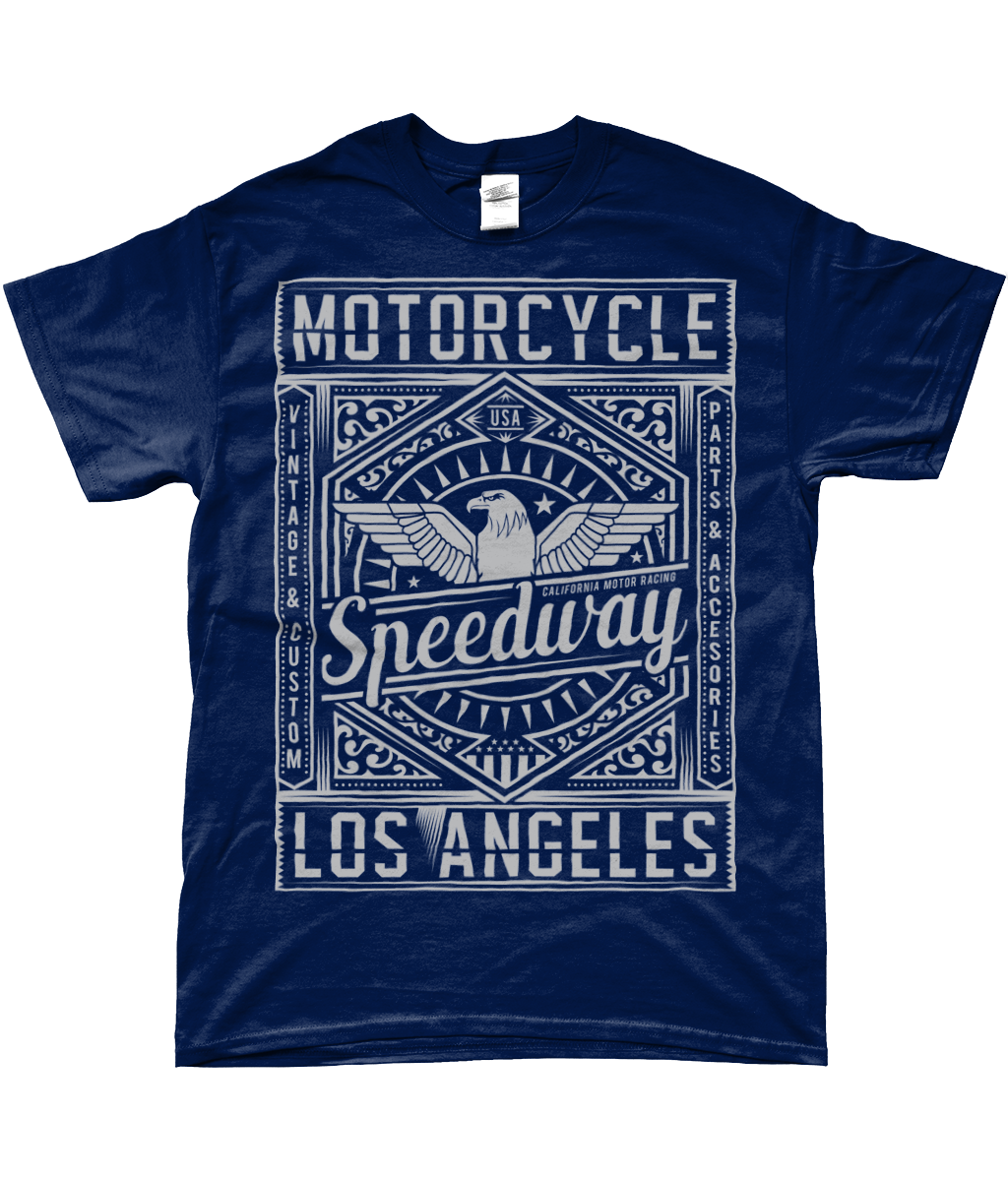 Motorrad-Speedway - Gildan SoftStyle® Ringspun T-Shirt