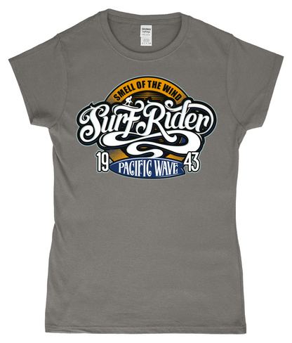 Surf Rider v2 - SoftStyle Ladies Fitted Ringspun T-Shirt