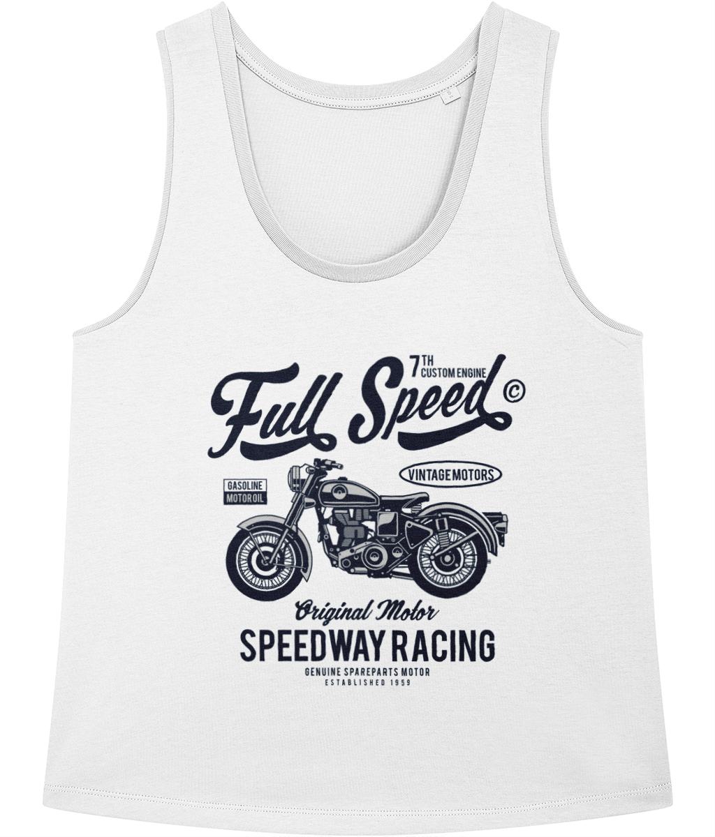 Full Speed - Stella Minter Ladies Vest - Vitesse T-Shirts UK