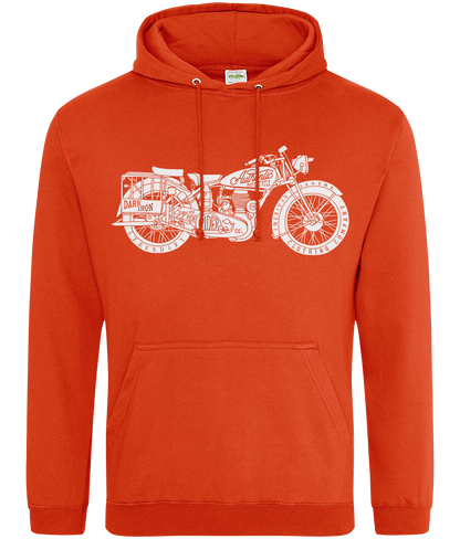 Enjoy The Ride - Weiß - AWDis College Hoodie