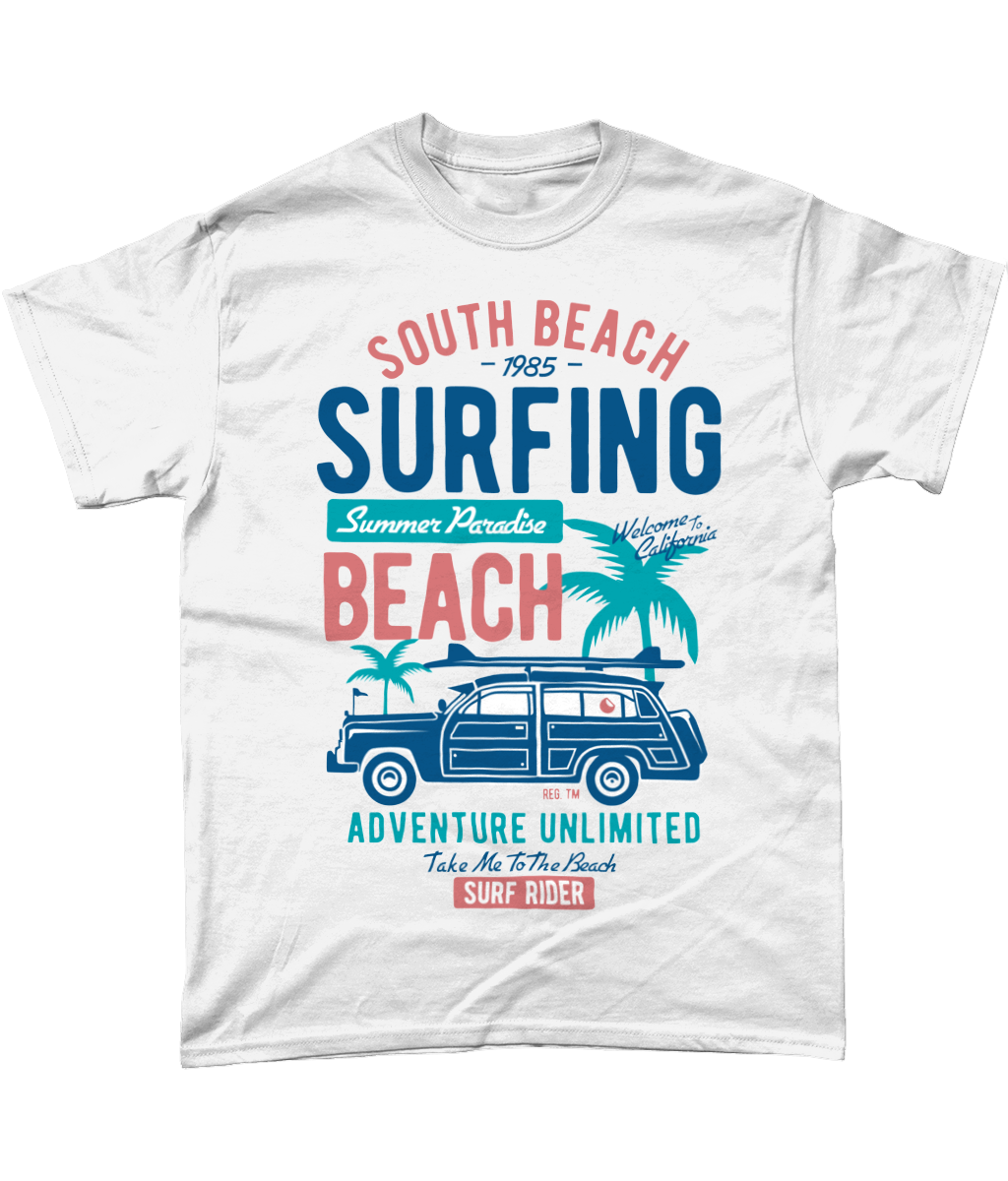 South Beach v2 – T-Shirt aus schwerer Baumwolle