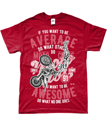 Motocross génial - T-shirt Gildan SoftStyle® Ringspun